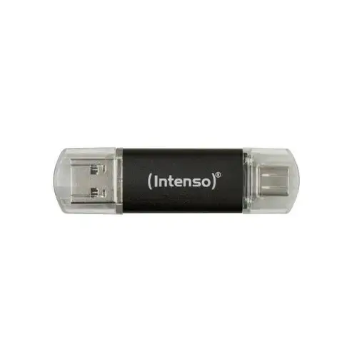 Memorie USB Intenso Twist Line, 32GB, USB3.2/USB-C, Negru