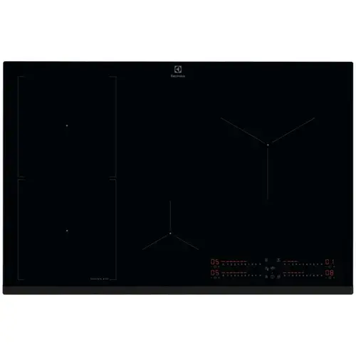 Plita incorporabila Electrolux EIS87453, Inductie, 4 zone de gatit, Booster, SenseBoil, Concetivitate hota, Timer, 60 cm (Negru)