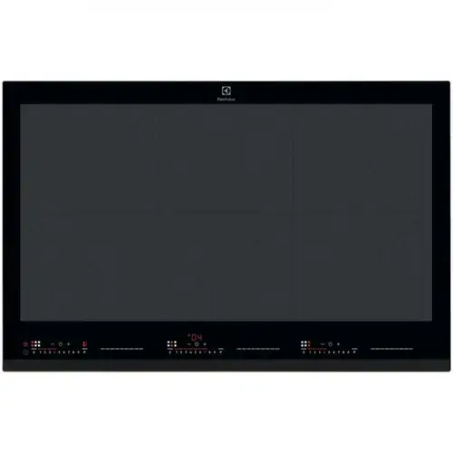 Plita incorporabila Electrolux EIV87671, Inductie, 5 zone de gatit, Booster, Conectivitate hota, Timer electronic, Blocare de siguranta pentru copii, 78 cm (Negru)