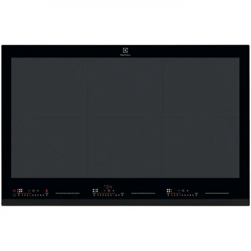 Plita incorporabila Electrolux EIV87671, Inductie, 5 zone de gatit, Booster, Conectivitate hota, Timer electronic, Blocare de siguranta pentru copii, 78 cm (Negru)