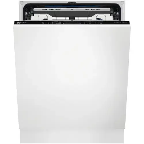 Masina de spalat vase incorporabila Electrolux ComfortLift KECA7400W, 14 seturi, 8 programe, Comfort Lift, AirDry, Wi-Fi, Iluminare interioara, Time Beam, Motor Inverter, Clasa C, 60 cm (Negru)