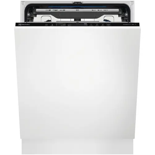 Masina de spalat vase incorporabila Electrolux ComfortLift KECA7400W, 14 seturi, 8 programe, Comfort Lift, AirDry, Wi-Fi, Iluminare interioara, Time Beam, Motor Inverter, Clasa C, 60 cm (Negru)