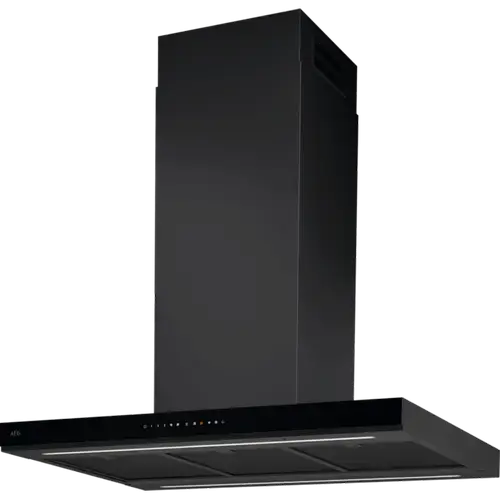 Hota insula AEG GI87D91CB Putere de absorbtie 760 mc/h,1 motor, Control touch; Auroratech, Conectivitate plita, Functie Breeze, 90 cm (Inox/Negru)