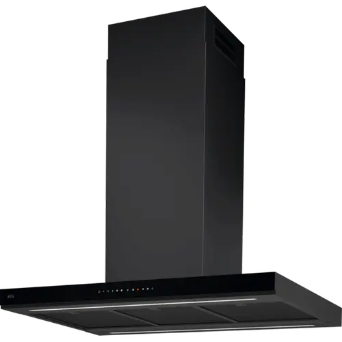 Hota insula AEG GI87D91CB Putere de absorbtie 760 mc/h,1 motor, Control touch; Auroratech, Conectivitate plita, Functie Breeze, 90 cm (Inox/Negru)