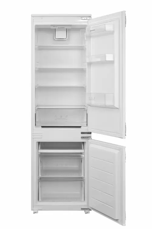 Combina frigorifica incorporabila HEINNER HC-BIM271INVE++, 271 l, Clasa E, Low Frost, Super racire, Super congelare, H 178.5 cm (Alb)