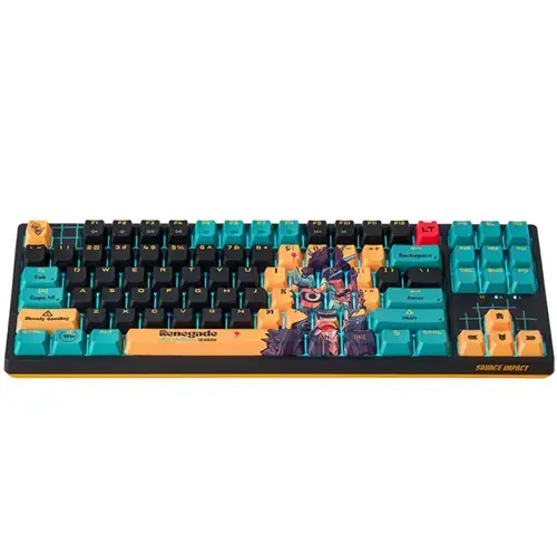 Tastatura Gaming Savage Impact AT87 Renegade Mini, iluminare RGB, Wired (Multicolor)