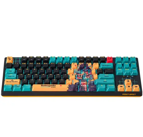 Tastatura Gaming Savage Impact AT87 Renegade Mini, iluminare RGB, Wired (Multicolor)