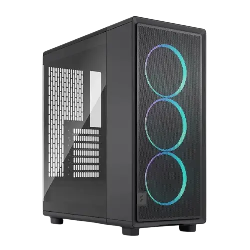 Carcasa Fractal Design Epoch Black TG Light Tint, iluminare RGB, Middle Tower, Fara sursa (Negru)