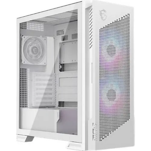 Carcasa MSI MPG Velox 300R Airflow PZ, Middle Tower, Tempered Glass (Alb)