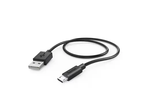 Cablu date Hama 178383, USB-A - MicroUSB, 1m (Negru)