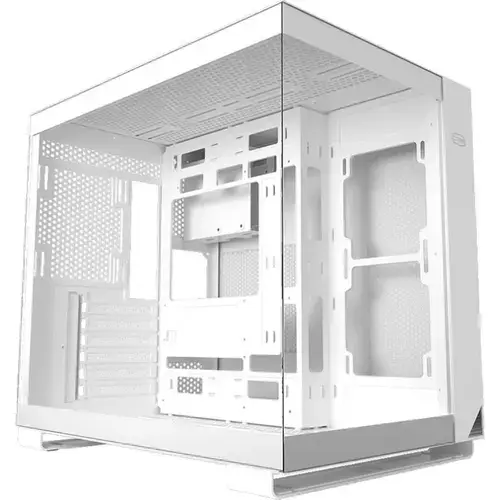 Carcasa PCCooler C3 T500, Middle Tower, Fara sursa, Tempered glass (Alb)