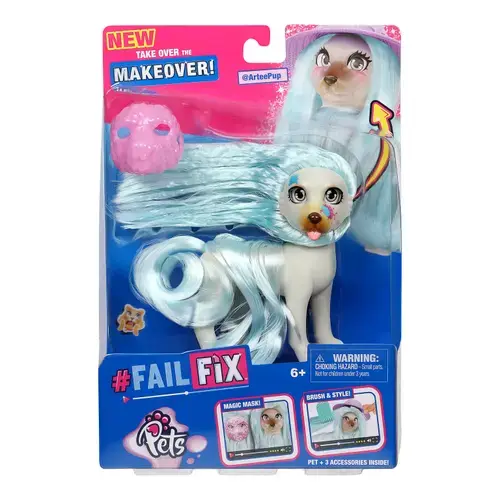 Figurina Cobi Failfix, Pets Arteepup Metamorphosis, +6 ani, Alb/Verde
