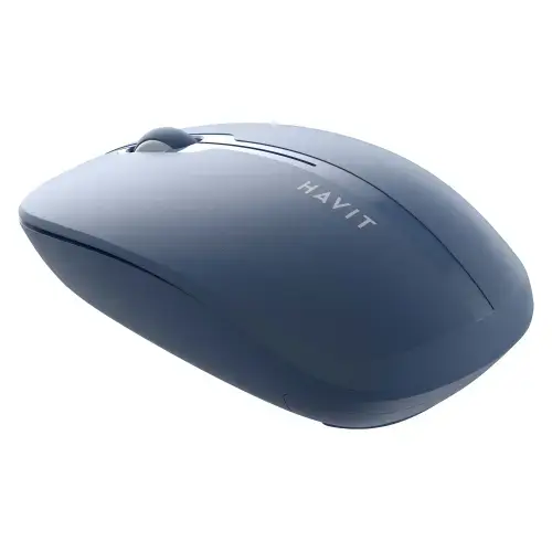 Mouse HAVIT MS53WB, 1600 dpi, Bluetooth, Wireless 2.4 GHz (Albastru)