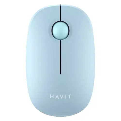 Mouse HAVIT MS57GT, 1600 dpi, 3 butoane, Wireless 2.4 GHz (Albastru)