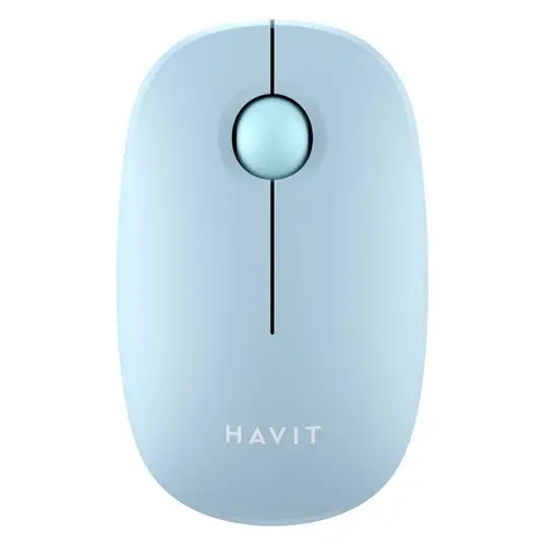 Mouse HAVIT MS57GT, 1600 dpi, 3 butoane, Wireless 2.4 GHz (Albastru)
