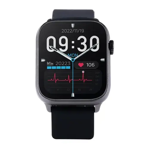 SmartWatch Vivax Life FIT3, Ecran tactil 1.83inch, Bluetooth 5.2, Rezistenta la apa IP68, Procesor Realtek RTL8763EW / 2 nuclee, Autonomie 7 zile, Curea Silicon 22mm (Negru)