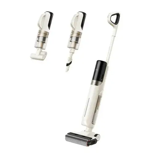 Aspirator vertical cu mop MOVA K30 Mix, 600 ml, Autonomie 30 minute, Ecran LED, 18000Pa (Alb)