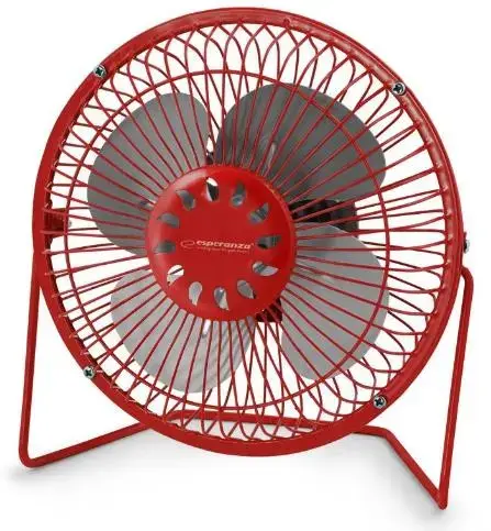 Ventilator de birou Esperanza EA149R, USB, 2.5W (Rosu)