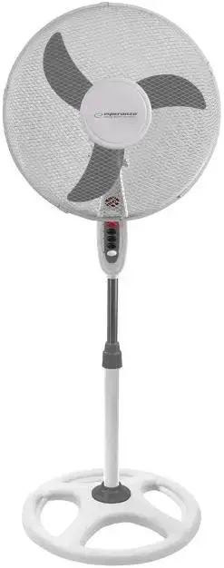 Ventilator cu picior Esperanza EHF002WE, 50W (Alb/Gri)