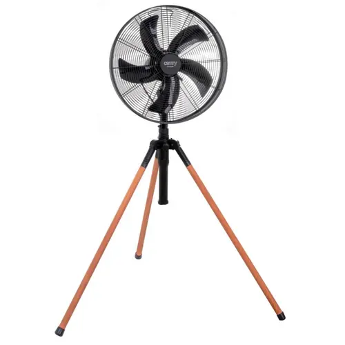 Ventilator Camry CR 7329, 100W, 40 cm, 3 viteze, Telescopic, Negru/Maro