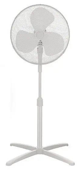 Ventilator cu picior Midea FS40-20M, 40 W, 3 Trepte de viteza, 40 cm (Alb)