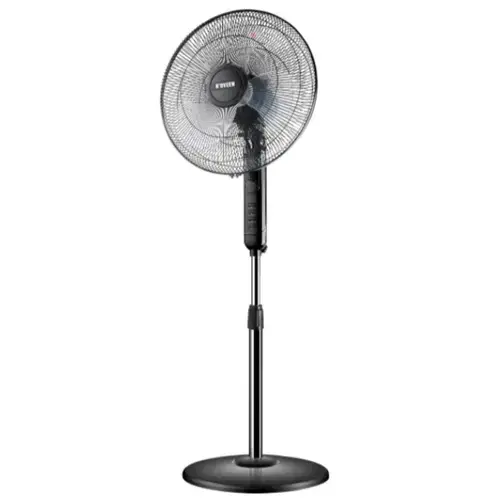 Ventilator de birou Noveen F450, diametru 40 cm, 45 W, 3 trepte de viteza, reglare pe inaltime (Negru)
