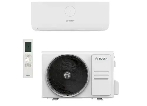 Aparat de aer conditionat Bosch Climate 3000i, 9000 BTU, A++/A+, Filtru catalizator rece, functie Wind avoid me, functie Follow-me, Wi-Fi Ready (Alb)