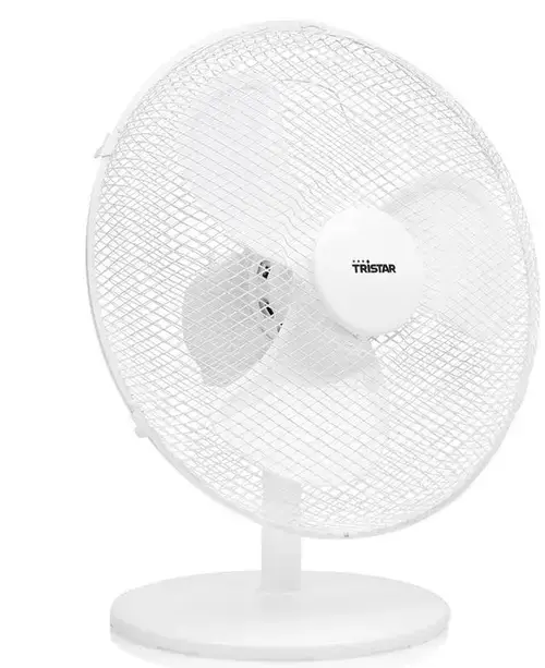 Ventilator de birou Tristar VE-5727, 45 W (Alb)