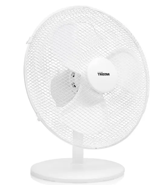 Ventilator de birou Tristar VE-5727, 45 W (Alb)