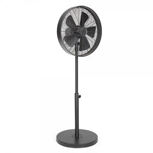 Ventilator cu picior Livoo DOM489, 50W, 3 viteze, corp metalic, 5 lame, Inaltime reglabila, oscilatie orizontala (Negru)