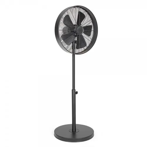 Ventilator cu picior Livoo DOM489, 50W, 3 viteze, corp metalic, 5 lame, Inaltime reglabila, oscilatie orizontala (Negru)