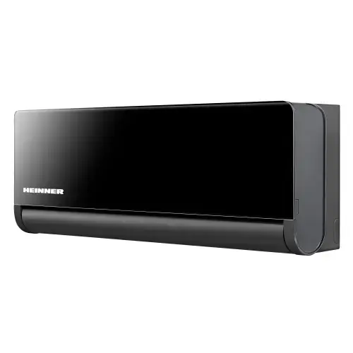 Aparat de aer conditionat Heinner BlackPearl HAC-BP12WIFI-BK, 12000 BTU, Wi-Fi, Clasa A+++/A++, functie Super Ionizare, Breeze away, Active clean, panou negru oglinda (Negru)
