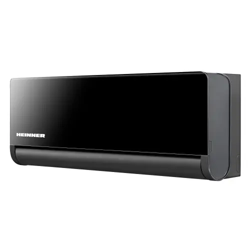Aparat de aer conditionat Heinner BlackPearl HAC-BP12WIFI-BK, 12000 BTU, Wi-Fi, Clasa A+++/A++, functie Super Ionizare, Breeze away, Active clean, panou negru oglinda (Negru)