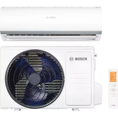 Aparat de aer conditionat Bosch Climate 2000, 18000 BTU, Clasa A++/A+, Inverter, Catalizator rece, Ionizare, Follow Me, Wind avoid me (Alb)
