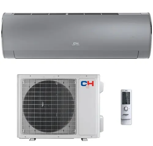 Aparat de aer conditionat Cooper&Hunter Daytona CH-S09FTXD-BL, 9000 BTU, Clasa A++/A+++, Inverter, Wi-Fi, I FEEL, Auto-restart, BLUE-FIN (Argintiu)