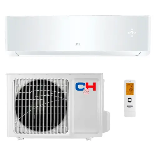 Aparat de aer conditionat Cooper&Hunter SUPREME Continental CH-S12FTXAL-WP, 12000 BTU, Clasa A+++/A+++, Inverter, Wi-Fi, I FEEL, Auto-restart, Auto-diagnosticare, BLUE FIN (Alb)