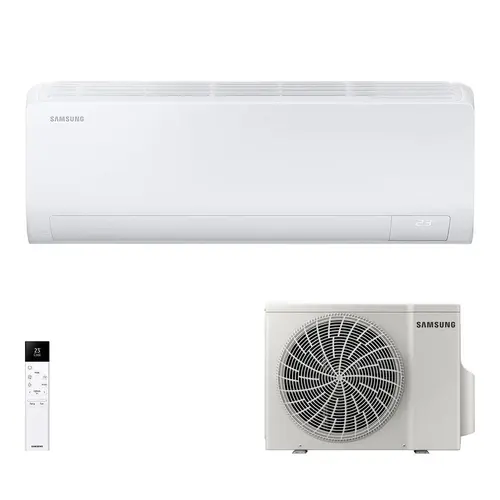 Aparat de aer conditionat Samsung Cebu S2 AR50F12C1AHNEU/AR50F12C1AHXEU, 12000 BTU, Clasa A++/A+, Inverter, Wi-Fi, AI, Smart Things, Smart Energy, ECO (Alb)