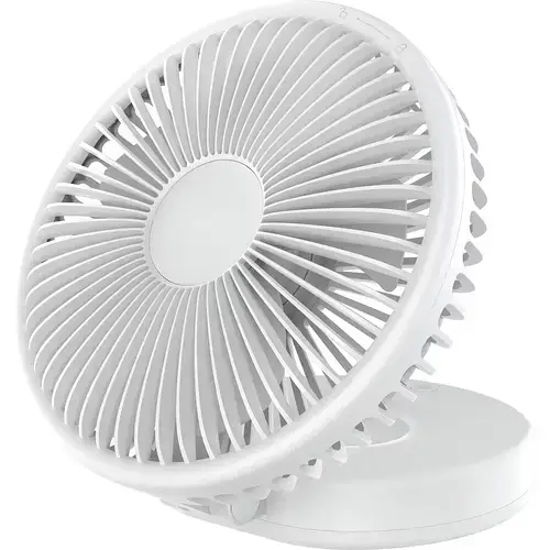 Ventilator Platinet PRDF0396, 10 W, 3 viteze, 2x1200 mAh (Alb)