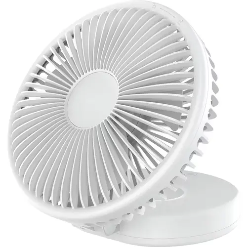 Ventilator Platinet PRDF0396, 10 W, 3 viteze, 2x1200 mAh (Alb)