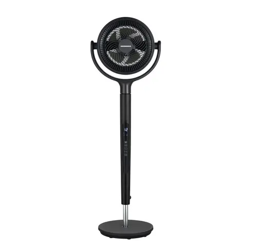 Ventilator cu picior HEINNER HSF-MAT24DC-GY, 12 viteze, Display LED, 3moduri, Oscilare, 20 W, H 112 cm (Negru)