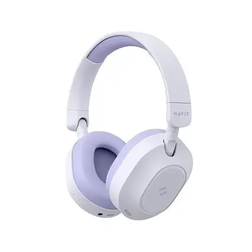 Casti HAVIT H668BT, Wired, Bluetooth (Mov/Alb)