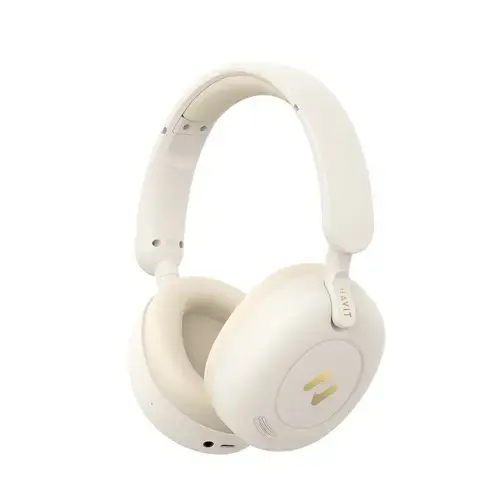 Casti HAVIT H655BT PRO, Bluetooth, 3.5 mm jack (Bej)