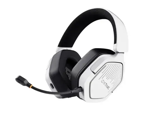 Casti Gaming Trust GXT 492W, Wireless, 3.5 mm jack, USB-C, USB-A (Alb/Negru)