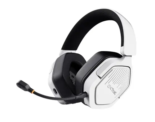 Casti Gaming Trust GXT 492W, Wireless, 3.5 mm jack, USB-C, USB-A (Alb/Negru)