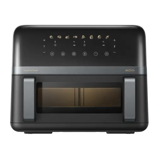 Friteuza cu aer MOVA AeroChef FD20 Pro, 2700 W, 9L, Metal, LED, 7 Moduri (Negru)
