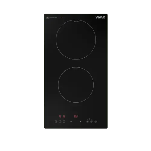 Plita incorporabila VIVAX BH-02MIN, Inductie, 2 zone de gatit, 3500 W (Negru)