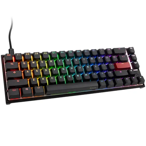 Tastatura Gaming Ducky Mecha Pro SF, Wired, USB, Cherry MX Silent Red Switches (Negru)