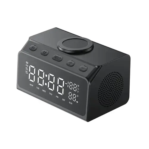 Incarcator multifunctional wireless HAVIT W3041, 15 W, 2 porturi USB (Negru)