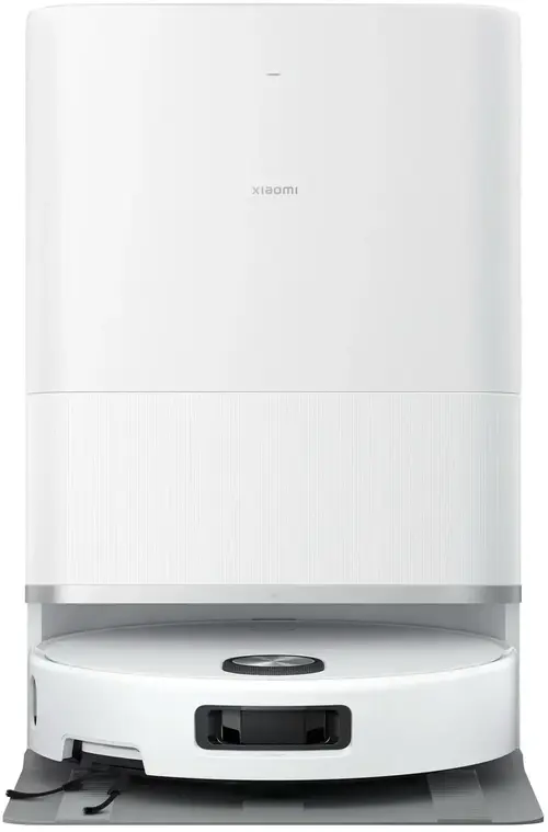 Aspirator robot Xiaomi Robot Vacuum 5 BHR0834EU, 55 W, 20000 Pa, Autonomie 140 minute, Control vocal si aplicatie, Scanare laser S-Cross, Recipient praf statie 2.5 l, Rezervor statie 4 l (Alb)