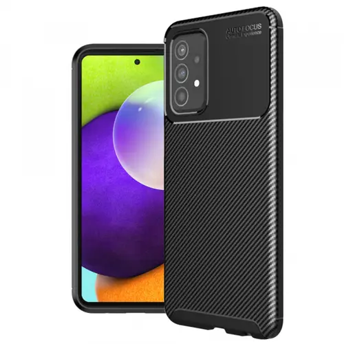Husa pentru Samsung Galaxy A52s 5G A528 / A52 5G A526 / A52 A525, Techsuit, CarbonFiber